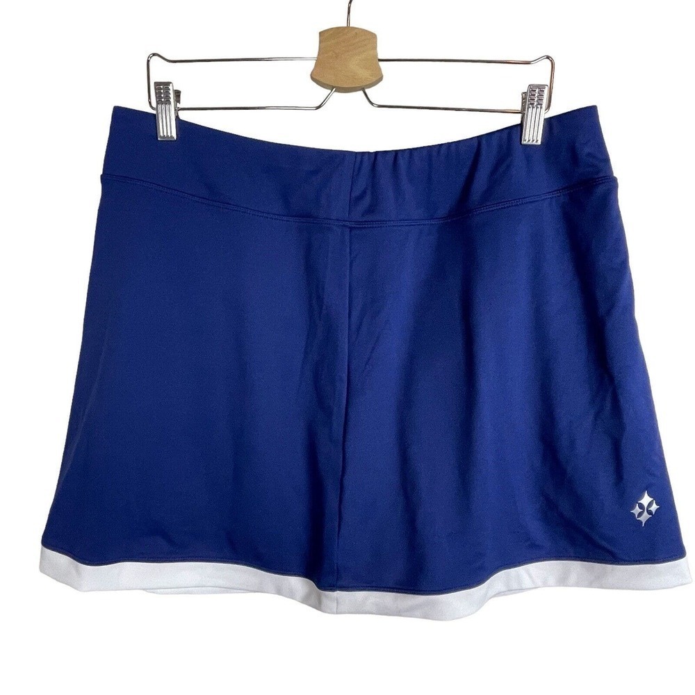 Jofit Golf Swing Skirt Blue White Trim Size XL Skort Stretch